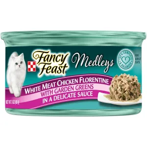 Fancy Feast Elegant Medleys White Meat Chicken Florentine Wet Cat Food cat supplies cat house cat tree cat feeder cat collar