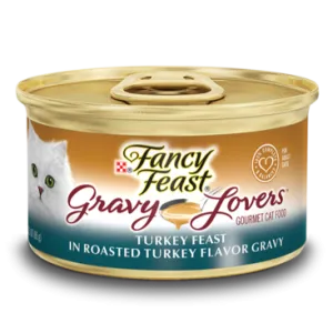 Fancy Feast Gravy Lovers Turkey Feast in Turkey Flavor Gravy Wet Cat Food cat treats toys for cats cat hair remover cat cleaning supplies cat food bowl
