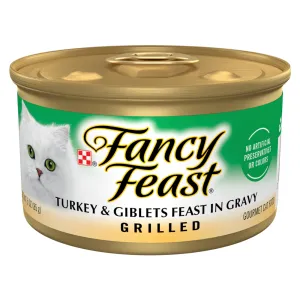 Fancy Feast Grilled Turkey and Giblets Feast Canned Cat Food cat calming diffuser cat stress relief anxiety cat treats cat relaxing spray pet mood aid