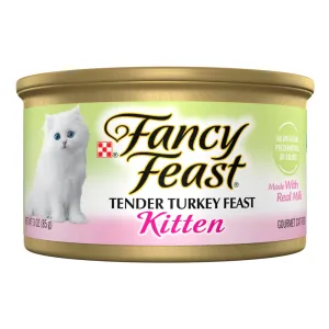 Fancy Feast Kitten Tender Turkey Feast Canned Cat Food cat calming diffuser cat stress relief anxiety cat treats cat relaxing spray pet mood aid