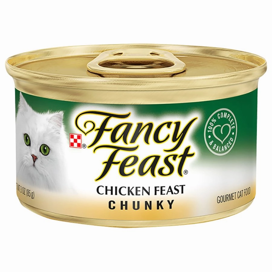 Fancy Feast Chunky Chicken Feast Canned Cat Food 85g pet health pet wellness pet pain relief pet probiotic pet calming