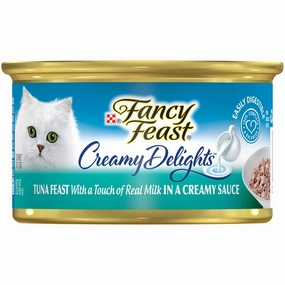 Fancy Feast Creamy Delights Tuna Feast Canned Cat Food 85g cat food cans soft cat food high protein cat food natural cat food senior cat food