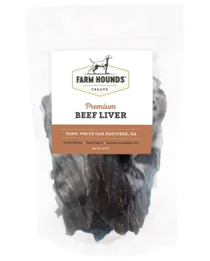 Farm Hounds Beef Liver 4oz Bag goat vitamins sheep health poultry medicine livestock supplement animal wellness