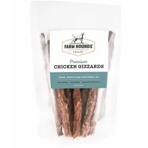 Farm Hounds Chicken Gizzard Sticks 4oz Bag goat vitamins sheep health poultry medicine livestock supplement animal wellness