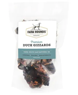 Farm Hounds Duck Gizzards 4.5oz Bag goat vitamins sheep health poultry medicine livestock supplement animal wellness