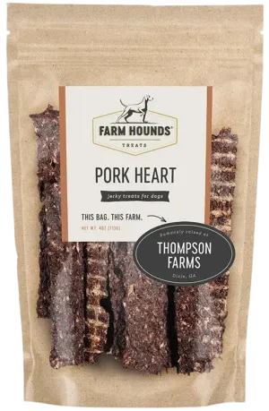 Farm Hounds Pork Heart 4oz Bag goat vitamins sheep health poultry medicine livestock supplement animal wellness