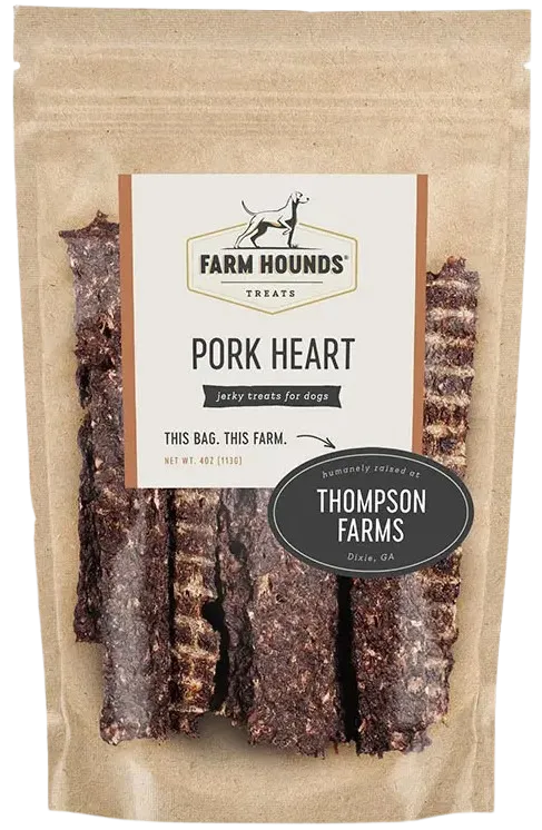Farm Hounds Pork Heart 4oz Bag goat vitamins sheep health poultry medicine livestock supplement animal wellness