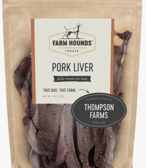 Farm Hounds Pork Liver 4oz Bag goat vitamins sheep health poultry medicine livestock supplement animal wellness