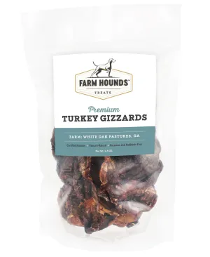 Farm Hounds Turkey Gizzard Sticks 4.5oz Bag goat vitamins sheep health poultry medicine livestock supplement animal wellness