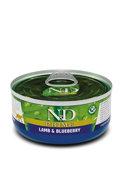 Farmina N&D Prime Lamb and Blueberry Wet Cat Food cat treats toys for cats cat hair remover cat cleaning supplies cat food bowl