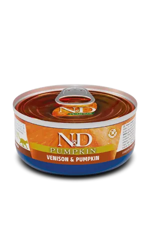 Farmina N&D Pumpkin Venison and Pumpkin Wet Cat Food cat supplies cat house cat tree cat feeder cat collar