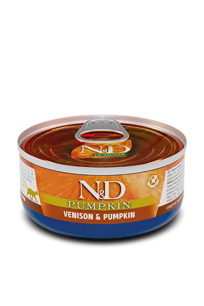 Farmina N&D Pumpkin Venison and Pumpkin Wet Cat Food cat supplies cat house cat tree cat feeder cat collar