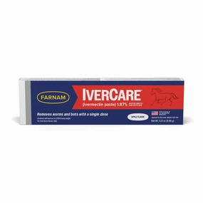 Farnam IverCare (Ivermectin Paste), 1.87%, 0.21 oz tuff dog toys durable toys for dogs chew tested toys hard chew toy strong plush