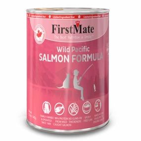 FirstMate Grain Free Wild Salmon Formula Canned Dog Food 345g canned dog food wet dog food grain free dog food dog food with gravy beef dog food
