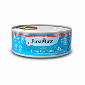 FirstMate Grain Free Wild Tuna Formula Canned Cat Food 156g natural cat food soft cat treats freeze dried cat food organic cat treats indoor cat food