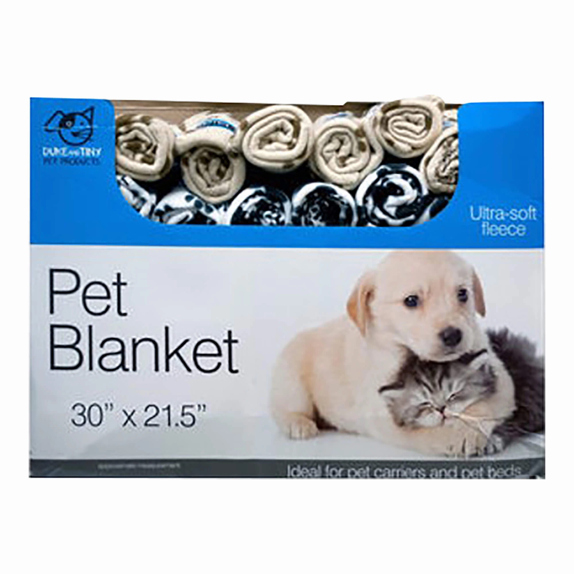 Fleece Paw Print Pet Blanket, 30" x 21.5" cat scratchers cat towers cat window perch cat heating pad cat calming spray