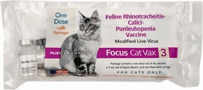 Focus Cat Vax 3 Cat Vaccine cat grooming cat shampoo cat conditioner cat comb cat grooming glove