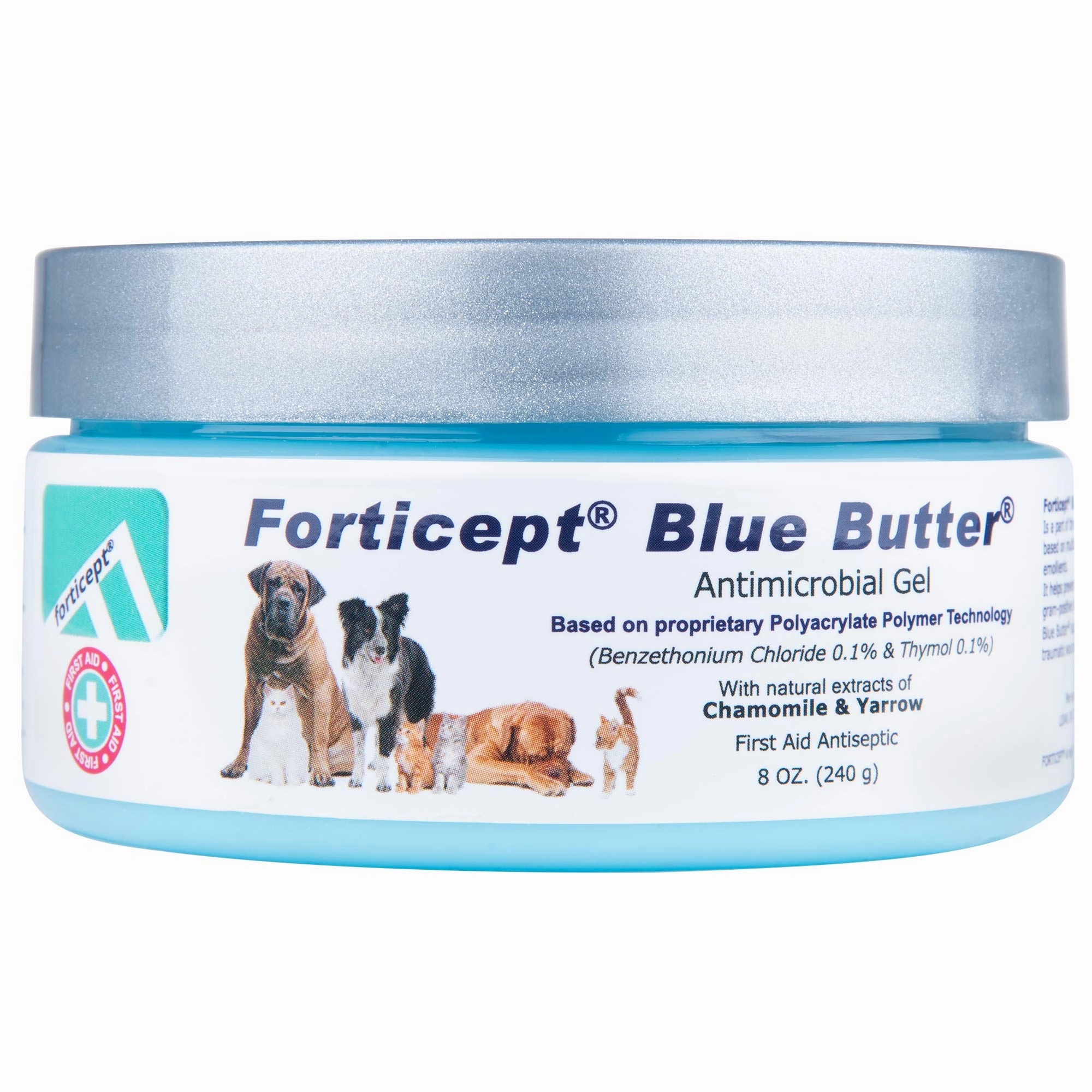 Forticept Blue Butter Antimicrobial Healing Gel for Dogs & Cats cat beds cat scratching post cat shampoo cat tunnel cat brush