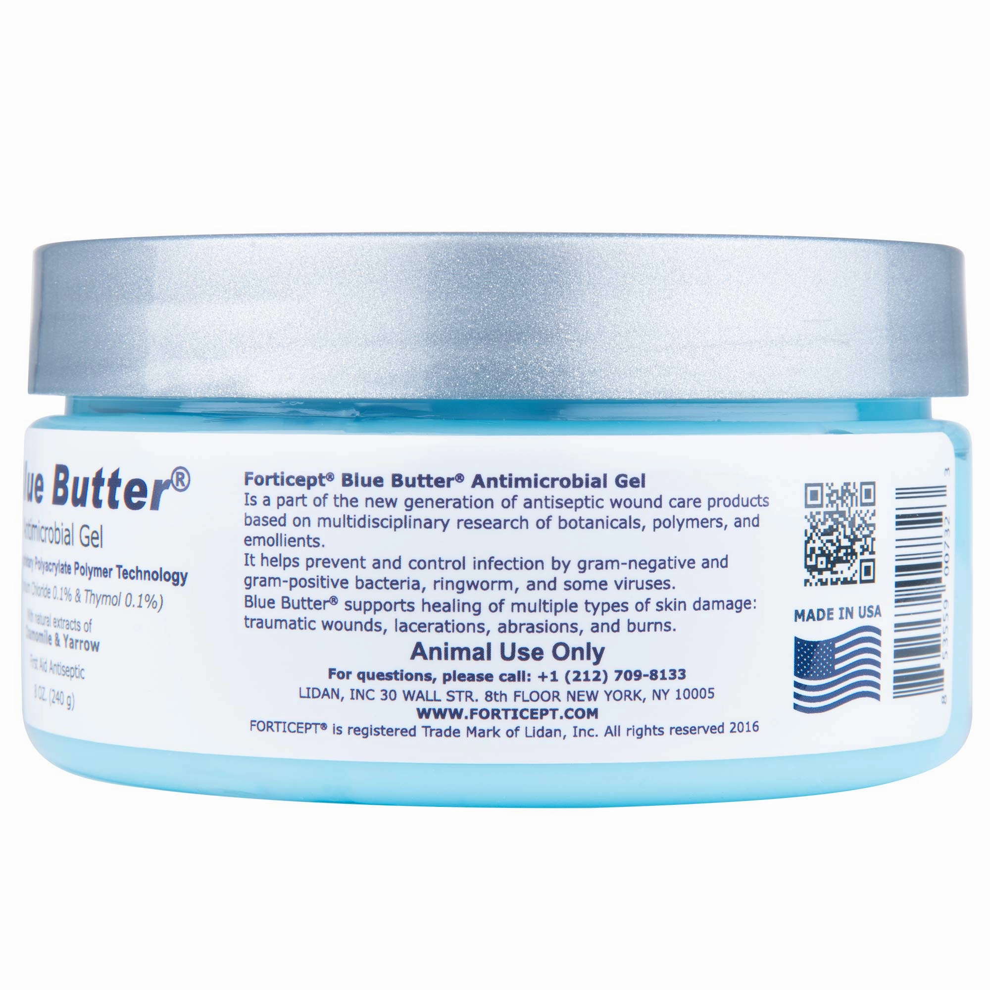 Forticept Blue Butter Antimicrobial Healing Gel for Dogs & Cats