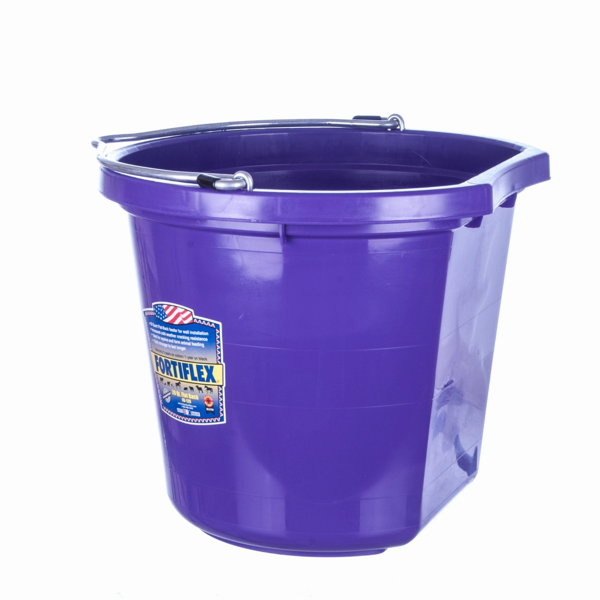 Fortiflex Flatback Bucket, 5 Gallon