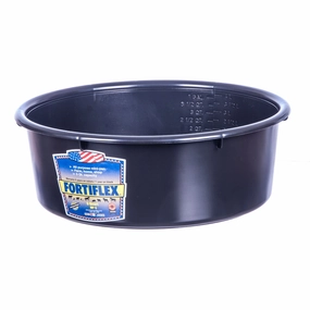 Fortiflex Mini Pan, Black chicken supplies backyard chicken coop accessories poultry food chicken vitamins