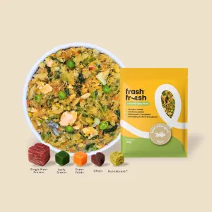 'FREE DEFROSTING TRAY': frashfresh Cooked Fish NutriAbsorb Frozen Dog Food 2.25kg dog grooming shampoo collar crate feeding supplies