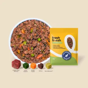 'FREE DEFROSTING TRAY': frashfresh Cooked Kangaroo NutriAbsorb Frozen Dog Food 2.25kg dog grooming shampoo collar crate feeding supplies