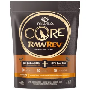 'FREE FD TREATS': Wellness CORE RawRev Original Adult Grain-Free Dry Dog Food dog grooming shampoo collar crate feeding supplies