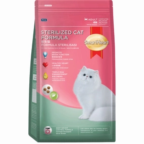 FREE TREAT w 1.1kg: Smartheart Sterilized Formula Adult Dry Cat Food natural cat food soft cat treats freeze dried cat food organic cat treats indoor cat food