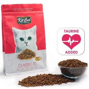 FREE TREATS: Kit Cat Classic 32 Dry Cat Food kitten food wet kitten food kitten milk kitten treats grain free kitten food
