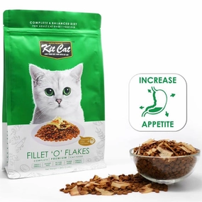 FREE TREATS: Kit Cat Fillet 'O' Flakes Dry Cat Food kitten food wet kitten food kitten milk kitten treats grain free kitten food