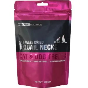 Freeze Dry Australia Quail Necks Cat & Dog Treats 100g fly trap horse fly spray poultry fly control fly repellent farm fly solution
