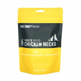 Freeze Dry Australia Chicken Necks Cat & Dog Treats 100g dog chew toys dog dental chews durable chew toys puppy chew toy bone chew