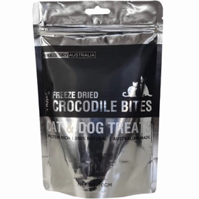 Freeze Dry Australia Crocodile Bites Cat & Dog Treats 70g natural cat food soft cat treats freeze dried cat food organic cat treats indoor cat food