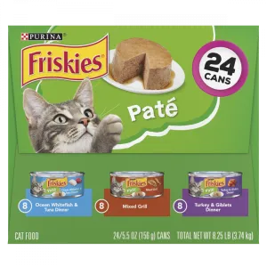 Friskies Classic Pate Variety Pack Canned Cat Food cat calming diffuser cat stress relief anxiety cat treats cat relaxing spray pet mood aid