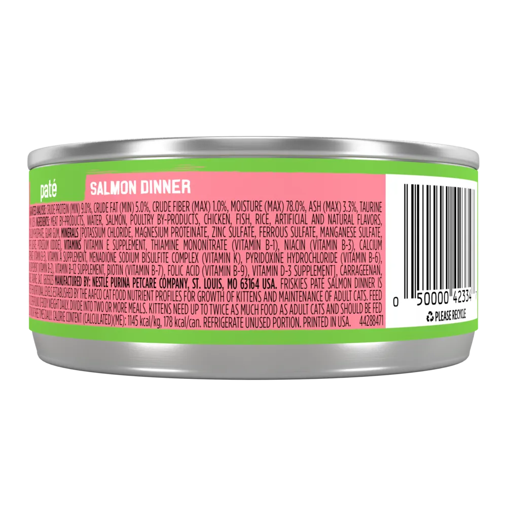 Friskies Pate Salmon Dinner Canned Cat Food