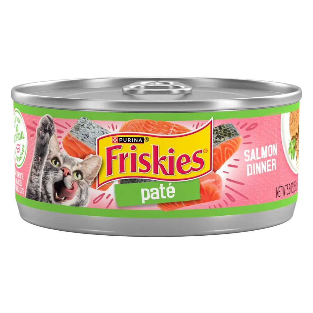 Friskies Pate Salmon Dinner Canned Cat Food cat calming diffuser cat stress relief anxiety cat treats cat relaxing spray pet mood aid