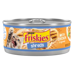 Friskies Savory Shreds with Chicken in Gravy Canned Cat Food cat calming diffuser cat stress relief anxiety cat treats cat relaxing spray pet mood aid