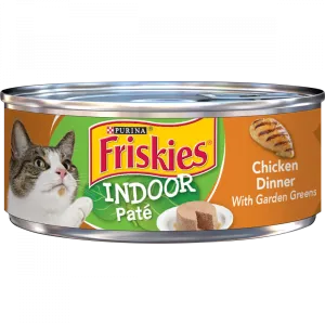 Friskies Selects Indoor Classic Chicken Entree Canned Cat Food cat calming diffuser cat stress relief anxiety cat treats cat relaxing spray pet mood aid