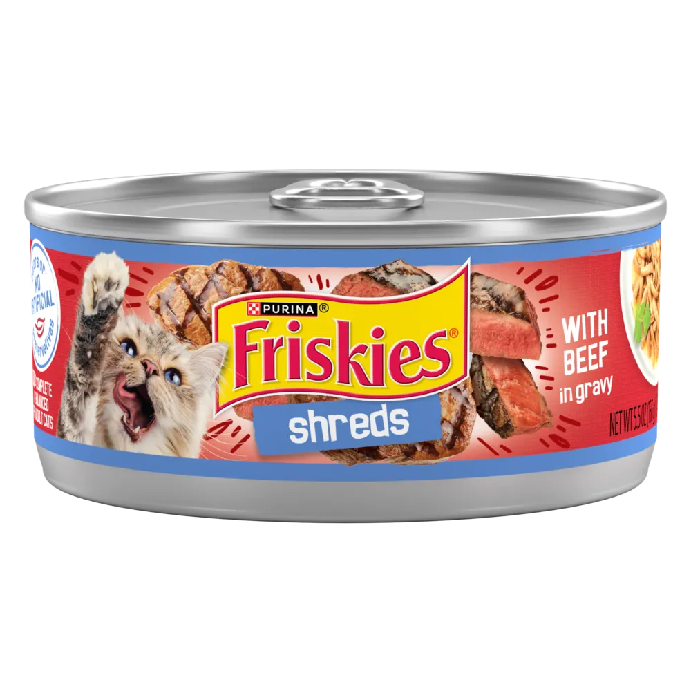 Friskies Shredded Beef Canned Cat Food cat calming diffuser cat stress relief anxiety cat treats cat relaxing spray pet mood aid