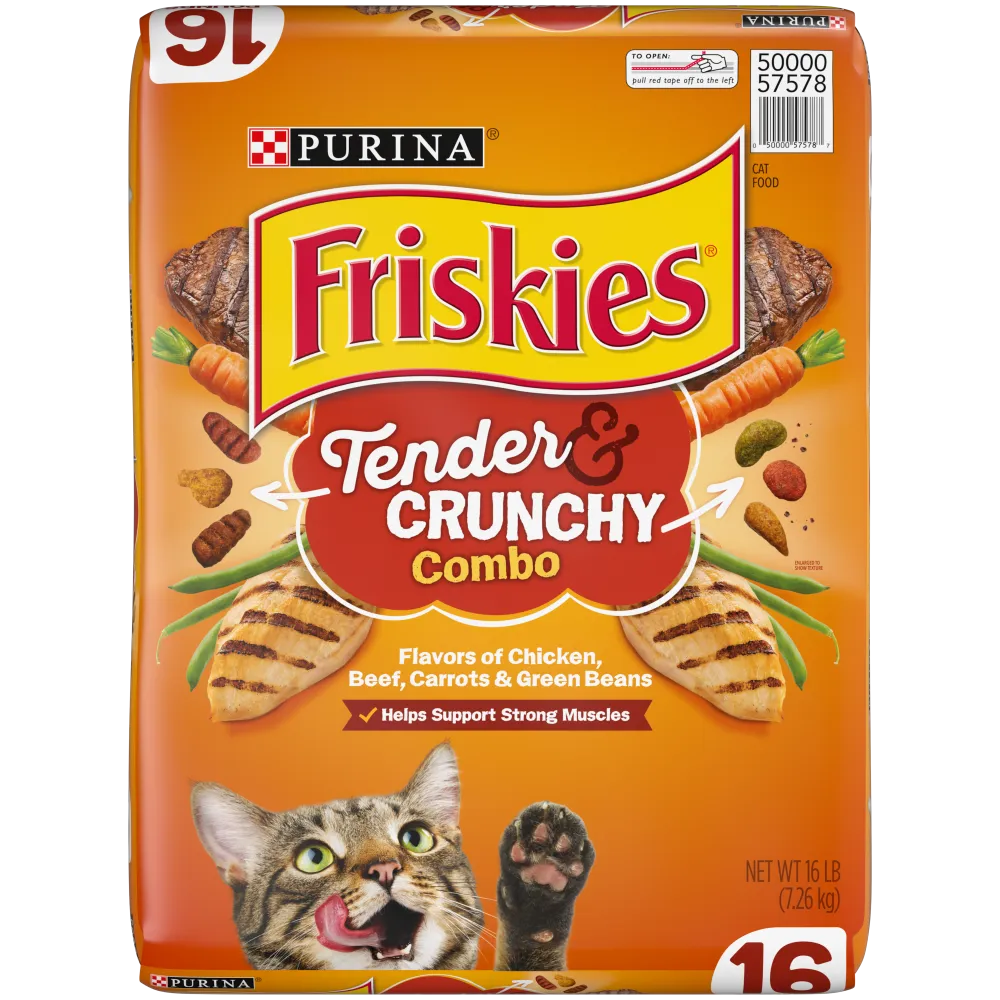 Friskies Tender and Crunchy Combo Dry Cat Food freeze dried dog food raw food for dogs dog freeze meal high protein dog food grain free freeze dog food
