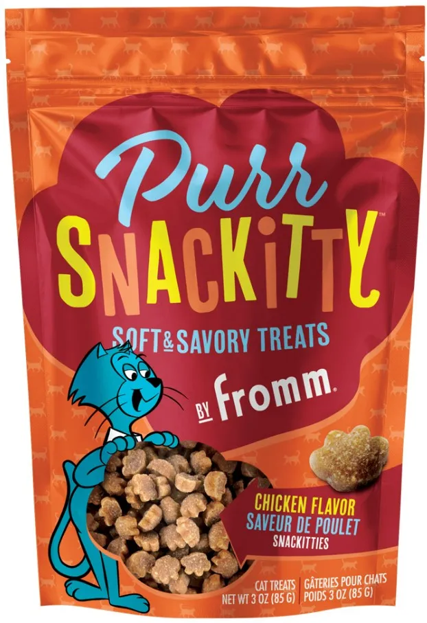 Fromm Cat Treats Purrsnackitty Chicken 3oz Bag cat toys interactive cat toys cat teaser wand cat balls cat laser pointer