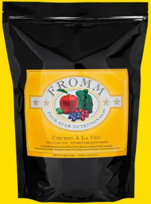 Fromm Chicken A La Veg Four-Star Cat Food - LOCAL PICKUP ONLY freeze dried dog food raw food for dogs dog freeze meal high protein dog food grain free freeze dog food