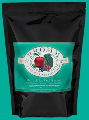 Fromm Duck A La Veg Four-Star Cat Food - LOCAL PICKUP ONLY freeze dried dog food raw food for dogs dog freeze meal high protein dog food grain free freeze dog food