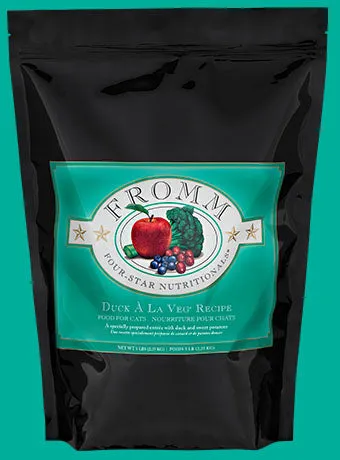 Fromm Duck A La Veg Four-Star Cat Food - LOCAL PICKUP ONLY freeze dried dog food raw food for dogs dog freeze meal high protein dog food grain free freeze dog food