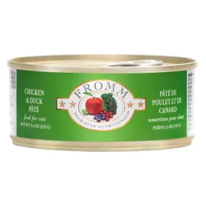 Fromm Four-Star Chicken & Duck Pate Wet Cat Food cat supplies cat house cat tree cat feeder cat collar