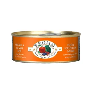 Fromm Four-Star Chicken & Salmon Pate Wet Cat Food cat treats toys for cats cat hair remover cat cleaning supplies cat food bowl