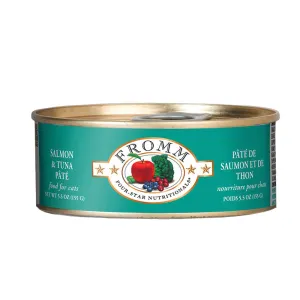 Fromm Four-Star Salmon & Tuna Pate Wet Cat Food cat treats toys for cats cat hair remover cat cleaning supplies cat food bowl