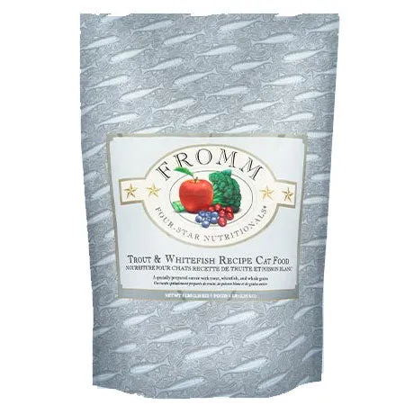 Fromm Four-Star Trout & Whitefish Dry Cat Food cat supplies cat house cat tree cat feeder cat collar