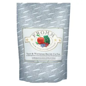 Fromm Four-Star Trout & Whitefish Dry Cat Food cat supplies cat house cat tree cat feeder cat collar